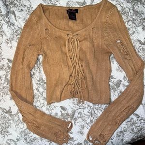 Cropped sweater
